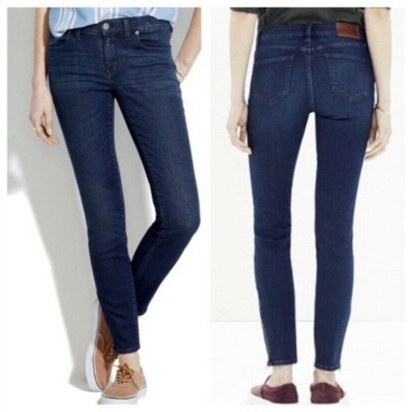 Madewell Blue Skinny Skinny Denim Jeans 
